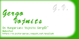 gergo vojnits business card